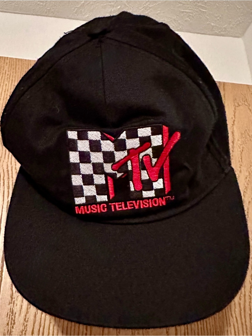 MTV Black and White Logo Cap